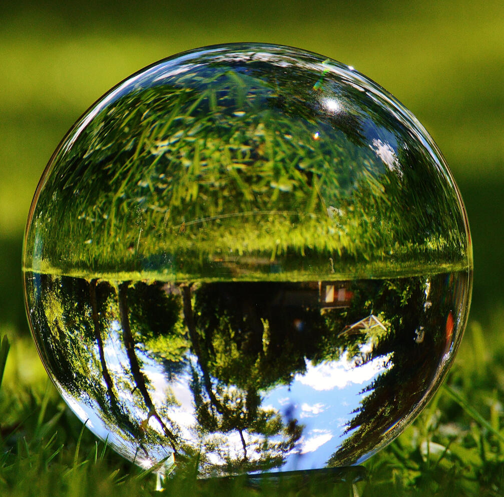 Photo of a clear ball